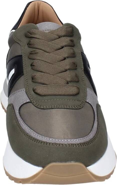 Alexander Smith Heren Textiel Sneakers Green Heren