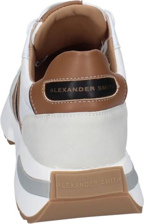 Alexander Smith Heren Textiel Sneakers White Heren