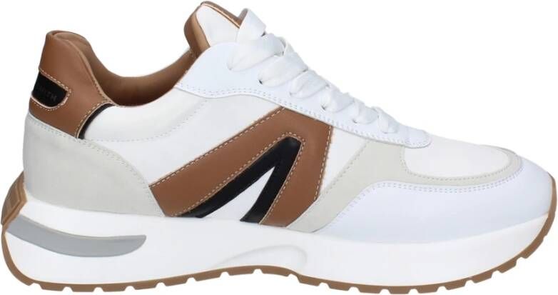 Alexander Smith Heren Textiel Sneakers White Heren