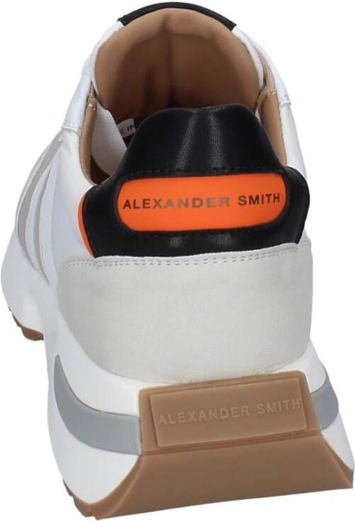 Alexander Smith Heren Textiel Sneakers White Heren