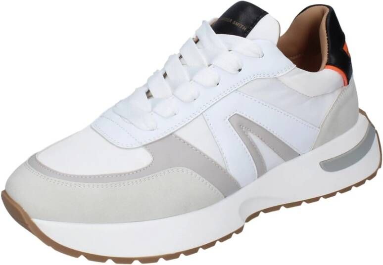 Alexander Smith Heren Textiel Sneakers White Heren