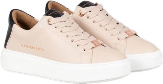 Alexander Smith Hoogwaardige leren sneakers voor vrouwen Beige Dames