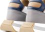 Alexander Smith Hyde Man Wit Blauw Runner Sneakers White Heren - Thumbnail 6