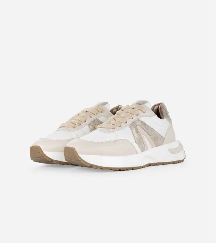 Alexander Smith Ivory Beige Runner Sneakers Beige Dames