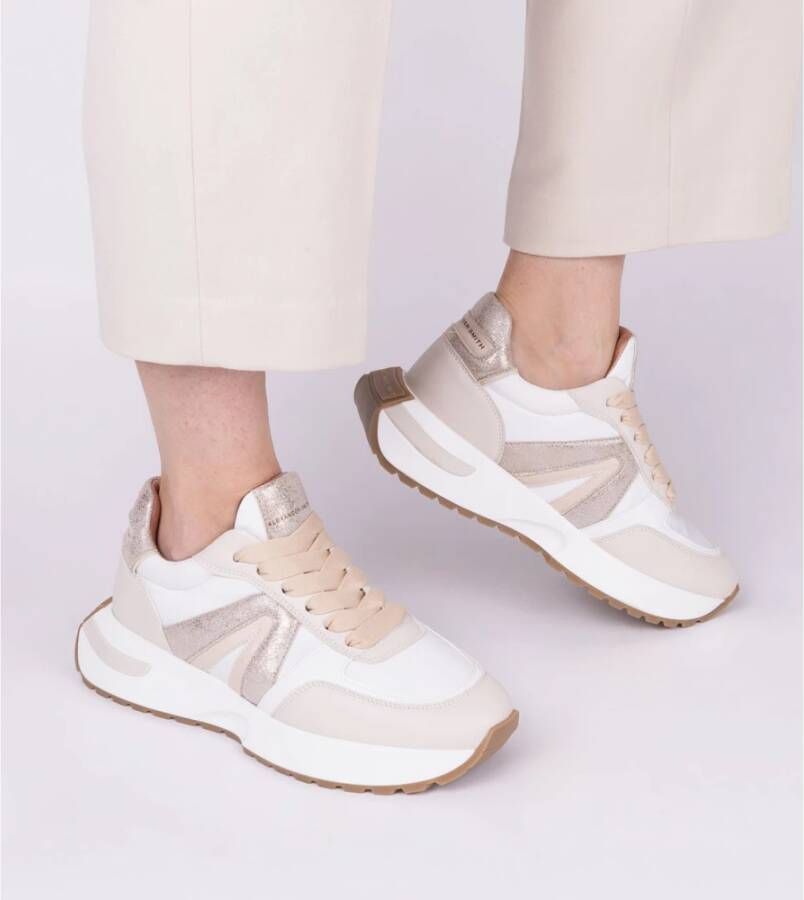 Alexander Smith Ivory Beige Runner Sneakers Beige Dames