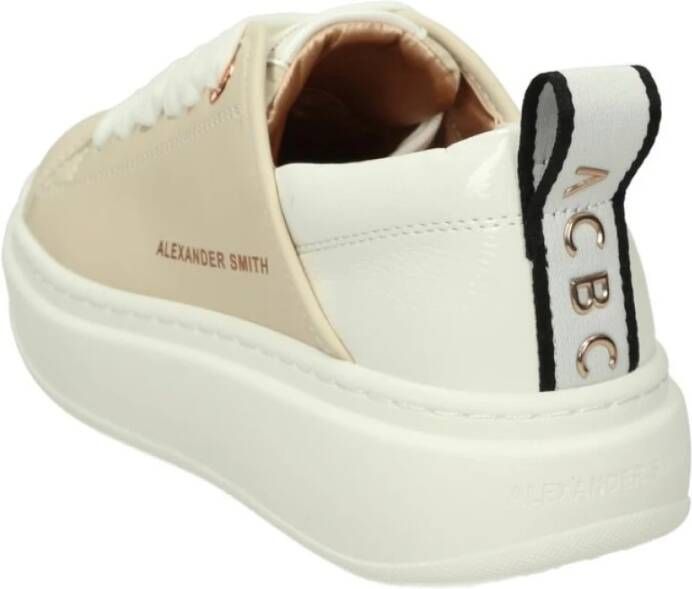 Alexander Smith Lage Sneakers Beige Dames