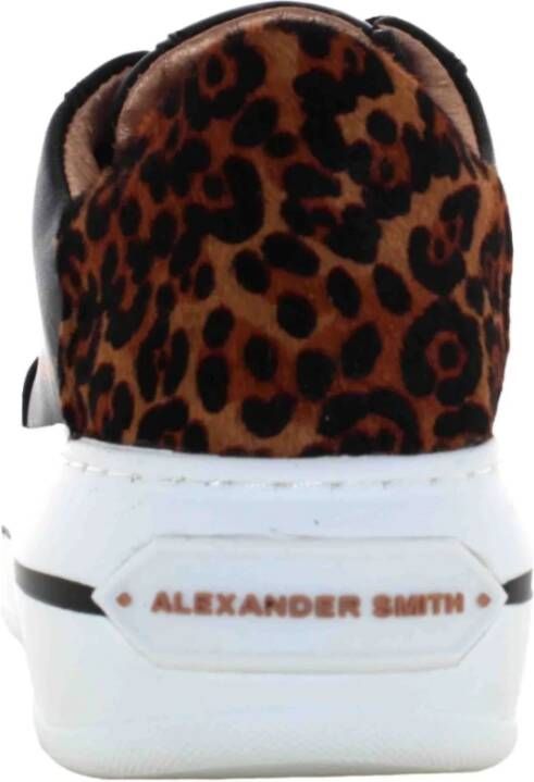 Alexander Smith Lage Sneakers voor Vrouwen Black Dames