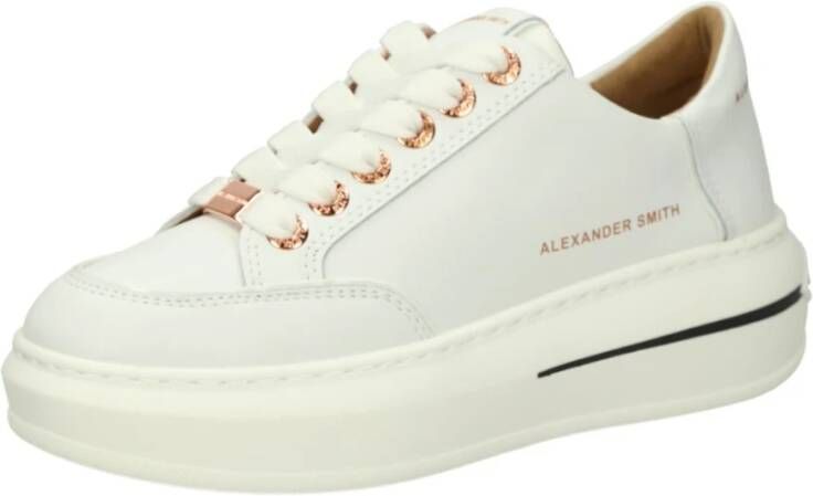 Alexander Smith Lage Sneakers White Dames