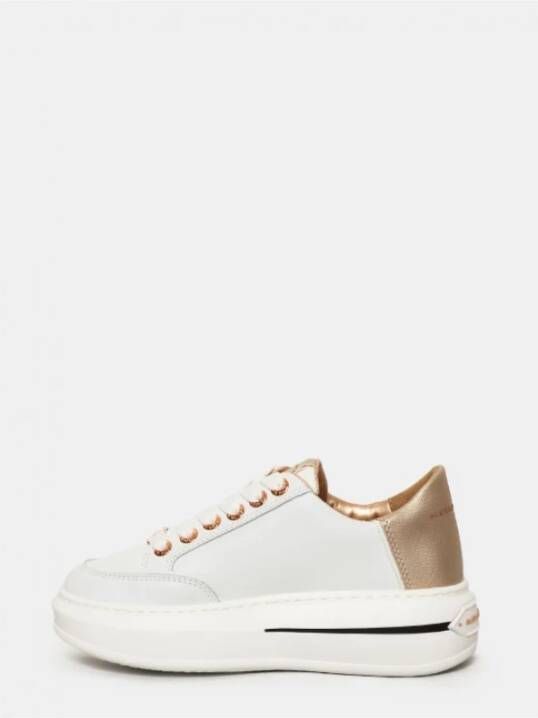 Alexander Smith Lancaster Sneakers Wit Koper Leer White Dames