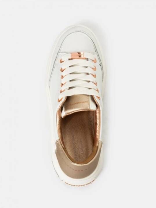 Alexander Smith Lancaster Sneakers Wit Koper Leer White Dames