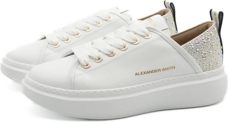 Alexander Smith Lancaster WhiteSilver Damesschoenen White Dames