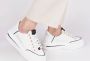 Alexander Smith Lancaster Woman White Black Sneakers White Dames - Thumbnail 3