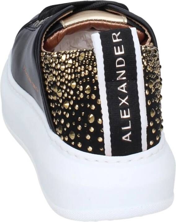 Alexander Smith Leren Dames Sneakers Stijlvolle Schoenen Black Dames