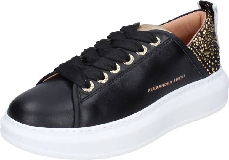 Alexander Smith Leren Dames Sneakers Stijlvolle Schoenen Black Dames