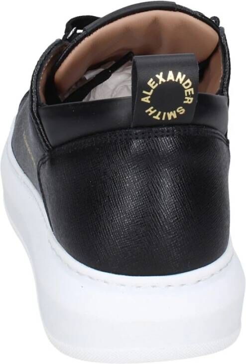 Alexander Smith Leren Heren Sneakers Black Heren