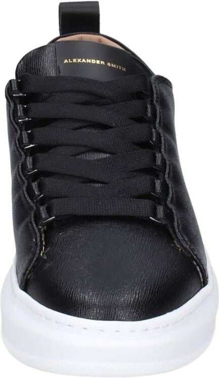 Alexander Smith Leren Heren Sneakers Black Heren