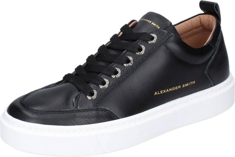 Alexander Smith Leren Heren Sneakers Stijlvolle Schoenen Black Heren