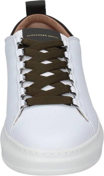 Alexander Smith Leren Heren Sneakers Stijlvolle Schoenen White Heren