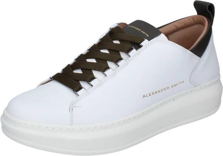 Alexander Smith Leren Heren Sneakers Stijlvolle Schoenen White Heren