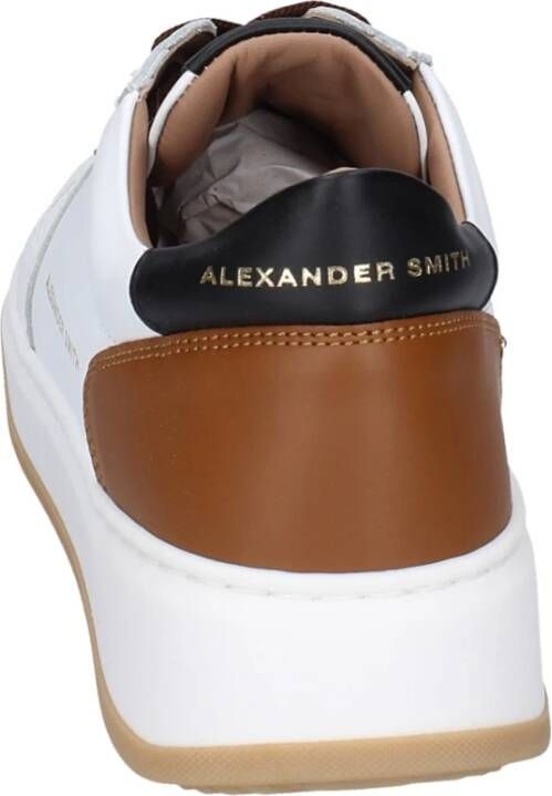 Alexander Smith Leren Heren Sneakers White Heren