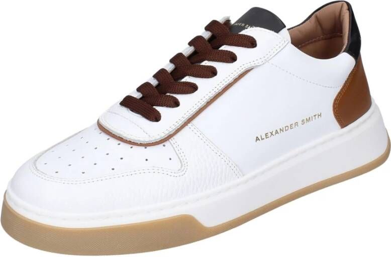 Alexander Smith Leren Heren Sneakers White Heren