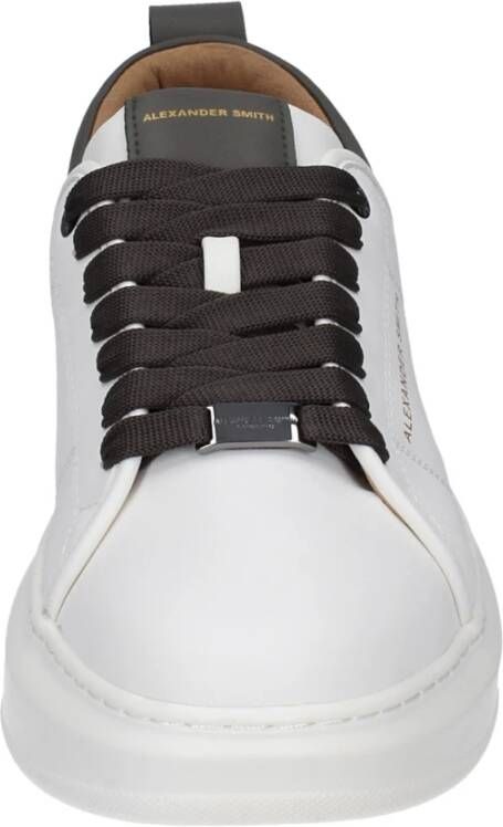 Alexander Smith Leren Heren Sneakers White Heren