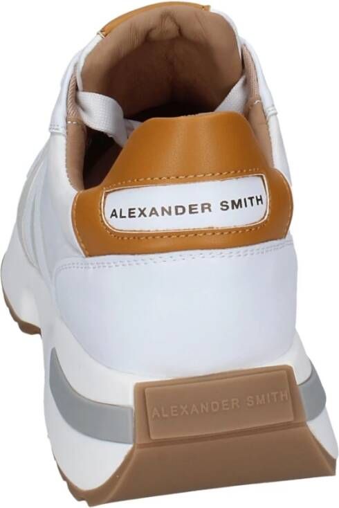 Alexander Smith Leren Heren Sneakers White Heren