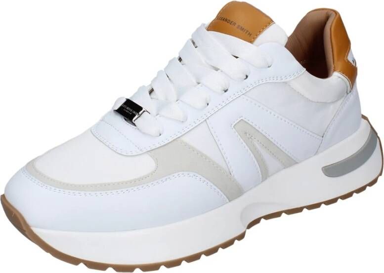 Alexander Smith Leren Heren Sneakers White Heren