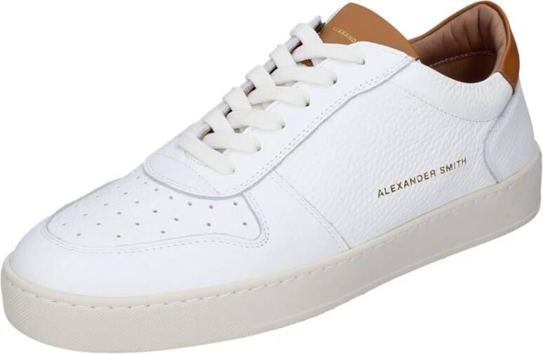 Alexander Smith Leren Heren Sneakers White Heren