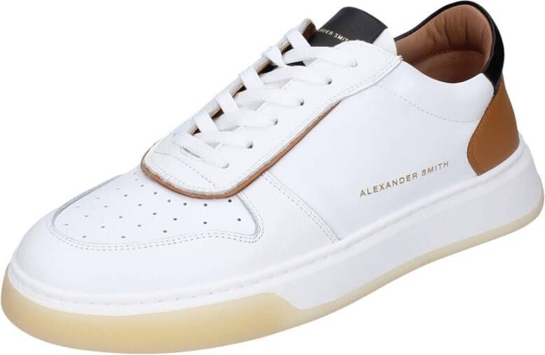 Alexander Smith Leren Heren Sneakers White Heren