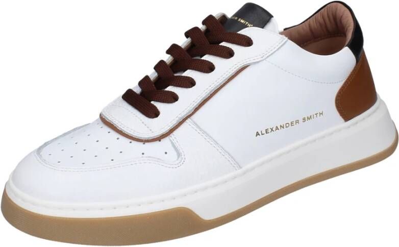 Alexander Smith Leren Heren Sneakers White Heren