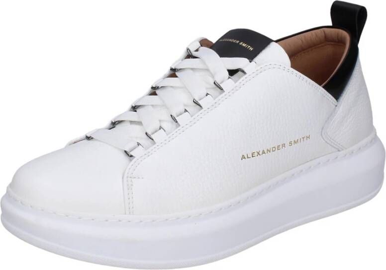 Alexander Smith Leren Heren Sneakers White Heren