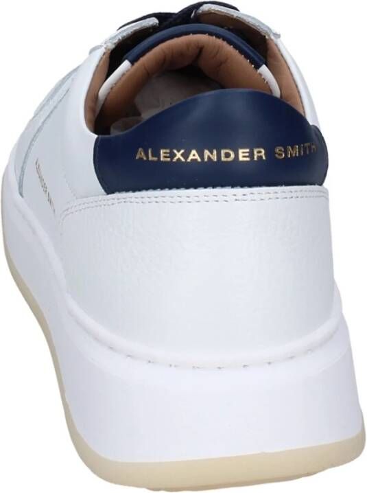 Alexander Smith Leren Heren Sneakers White Heren