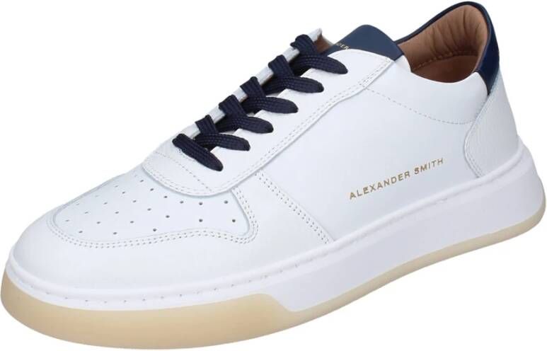 Alexander Smith Leren Heren Sneakers White Heren