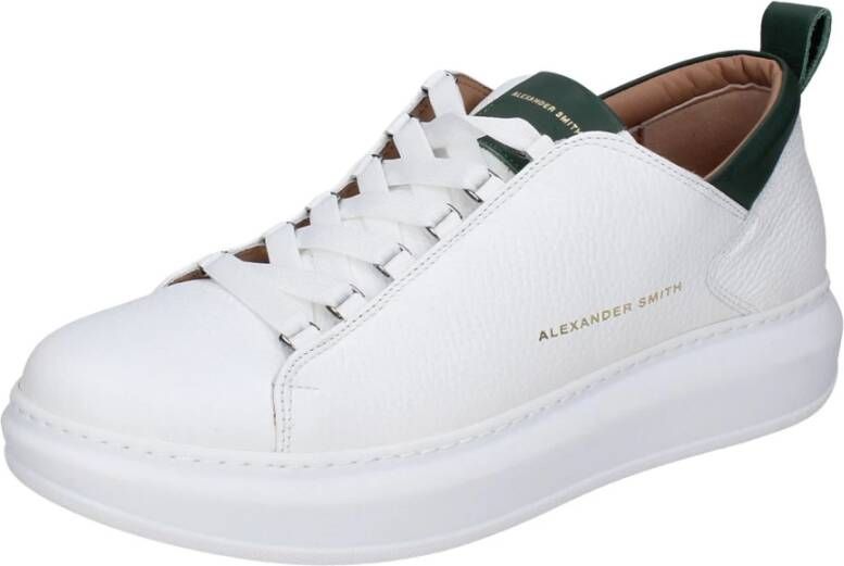 Alexander Smith Leren Heren Sneakers White Heren