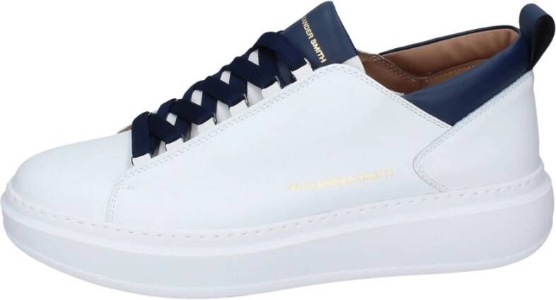 Alexander Smith Leren Heren Sneakers White Heren