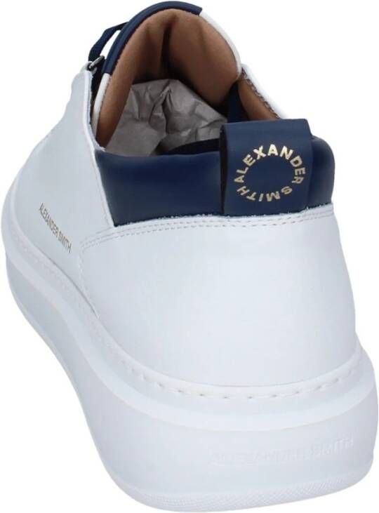 Alexander Smith Leren Heren Sneakers White Heren