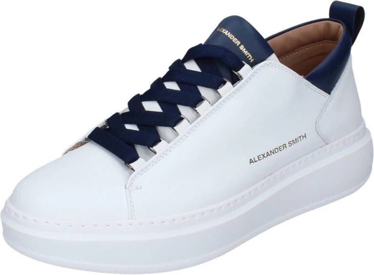 Alexander Smith Leren Heren Sneakers White Heren