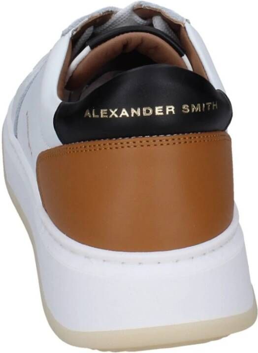 Alexander Smith Leren Heren Sneakers White Heren