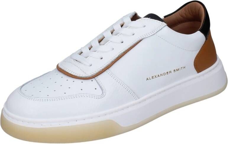 Alexander Smith Leren Heren Sneakers White Heren