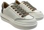 Alexander Smith Leren Sneaker met Logo Detail White Dames - Thumbnail 2