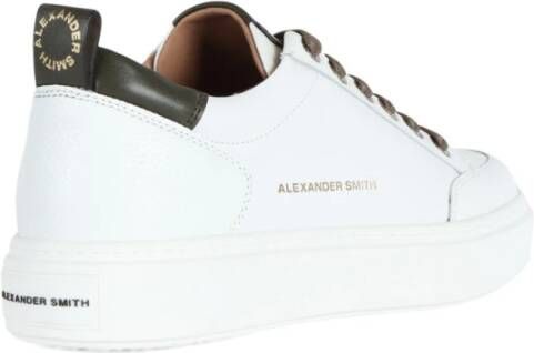 Alexander Smith Leren Sneakers Bond White Heren