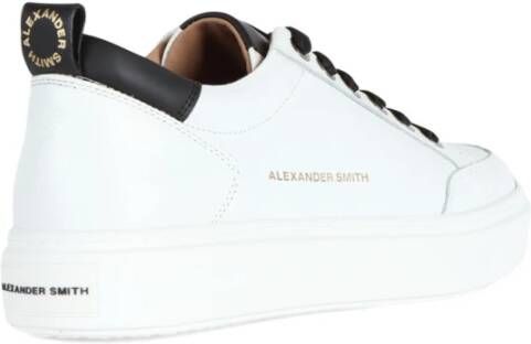 Alexander Smith Leren Sneakers Bond White Heren