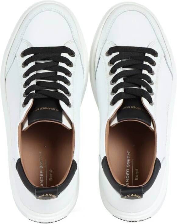 Alexander Smith Leren Sneakers Bond White Heren