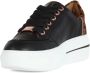 Alexander Smith Leren Sneakers met Contrast Inzetstukken Black Dames - Thumbnail 2