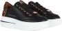 Alexander Smith Leren Sneakers met Contrast Inzetstukken Black Dames - Thumbnail 4