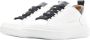 Alexander Smith Wembley Wit Zwart Leren Sneakers White Heren - Thumbnail 6