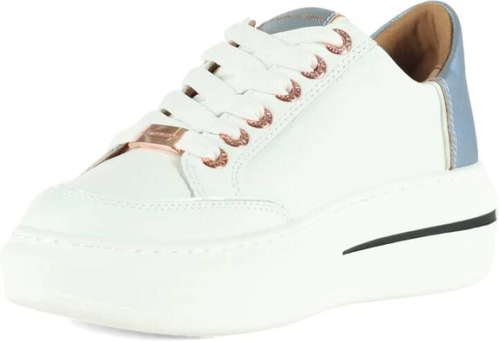 Alexander Smith Leren Sneakers met Saffiano Inzetstukken Multicolor Dames