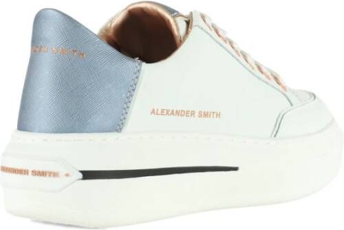 Alexander Smith Leren Sneakers met Saffiano Inzetstukken Multicolor Dames