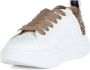 Alexander Smith Leren Sneakers met Strass Versieringen White Dames - Thumbnail 2